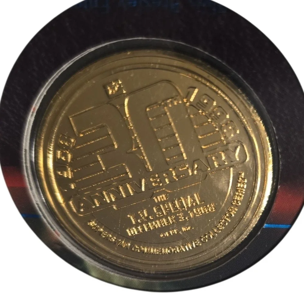 Elvis Presley 1968 Special 24kt Gold Plate‎ Superstar Commemorative Coin